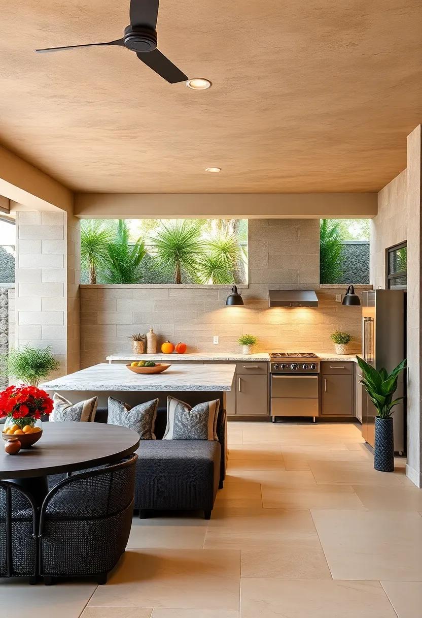 Backsplash and Tile: Add personality and ‌protection with stylish tiles ​that withstand​ weather⁣ while being easy ⁤to clean