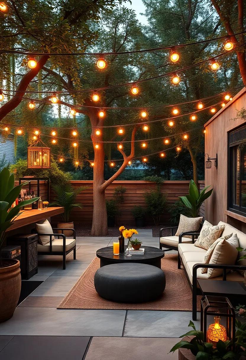 The⁣ Dreamy​ Hideaway: Discover a hidden gem, where vibrant string lights weave through the trees, evoking‍ a sense of ‌wonder and relaxation as you sip on artisanal drinks