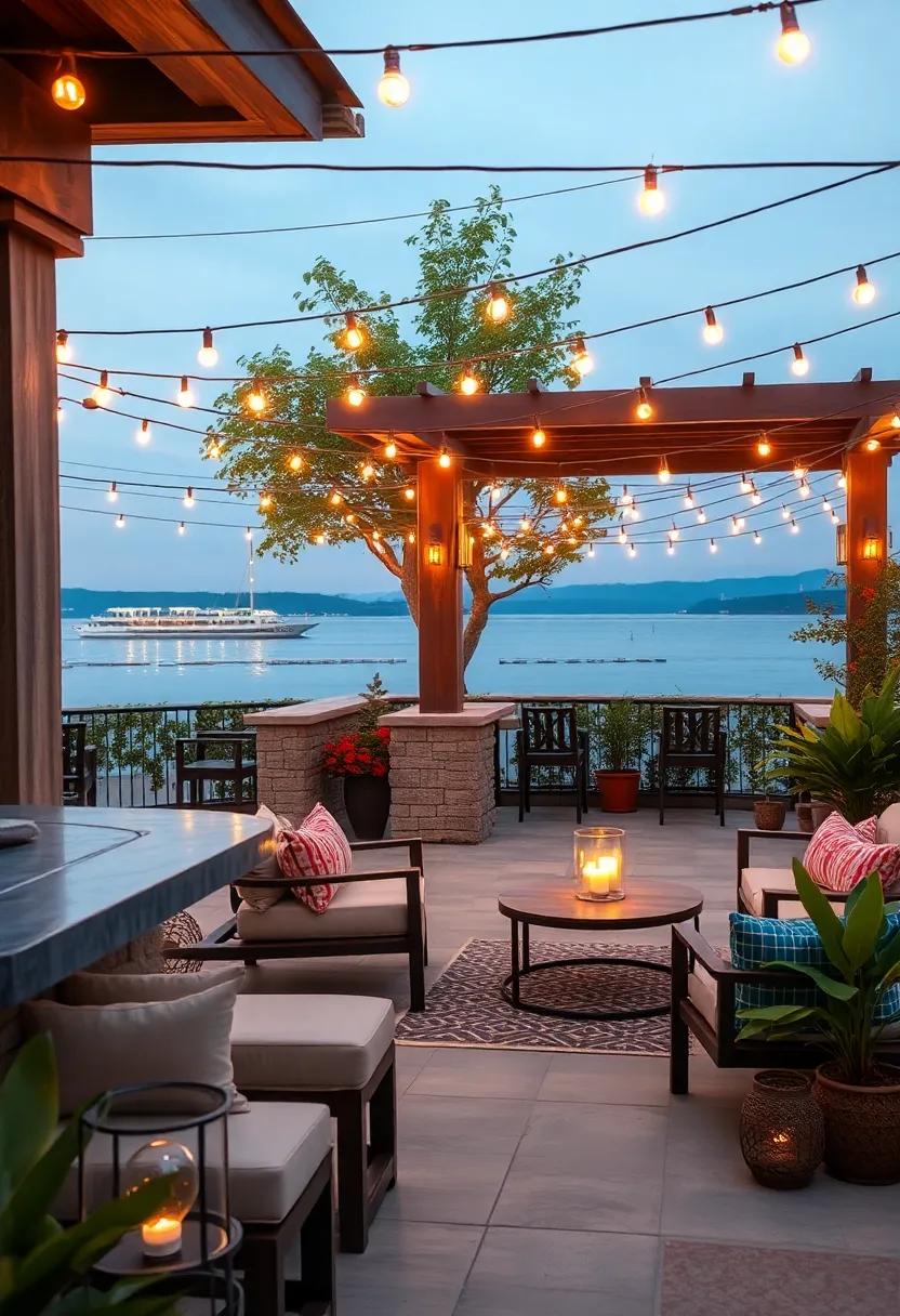Lakeside Lounge: Enjoy ​a serene ‌evening by the water as string lights reflect off the lake, offering ‌a picturesque setting for unwinding after a⁤ long day