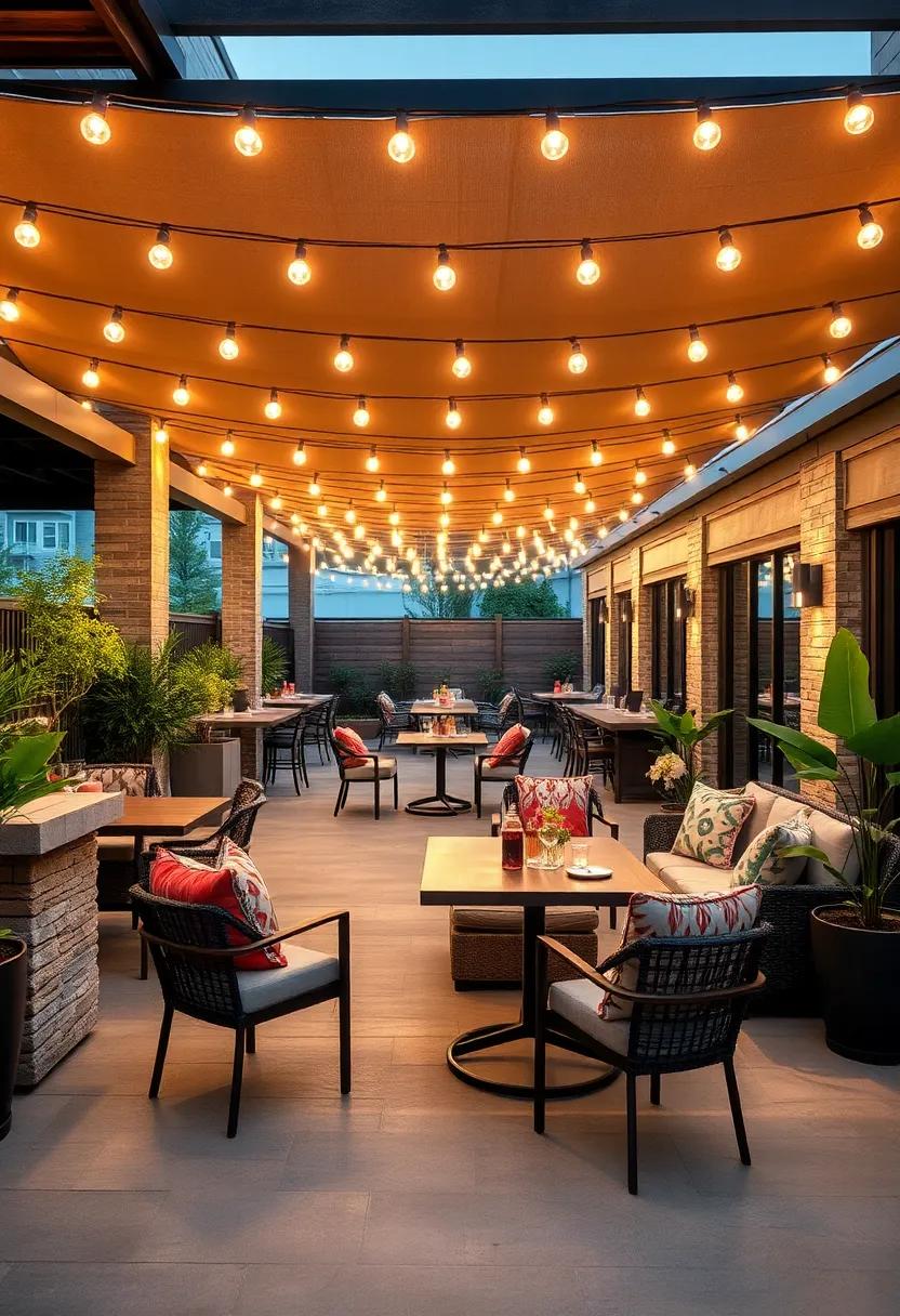 The Wine & Dine Deck: Enjoy premium ‍wines under a canopy of rustic⁣ string lights,where⁢ gourmet small ⁢plates complement ‍the‌ enchanting ambiance