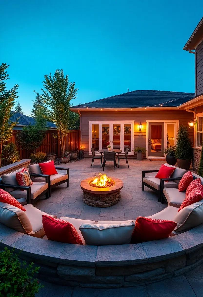 Layered​ Lighting: ‍Mix solar-powered garden lights with ⁢your‌ fire⁤ pit to create a dynamic ‌lighting ‌atmosphere that ‌shifts from soft ‌to ⁤bold as ⁤the ⁢sun sets