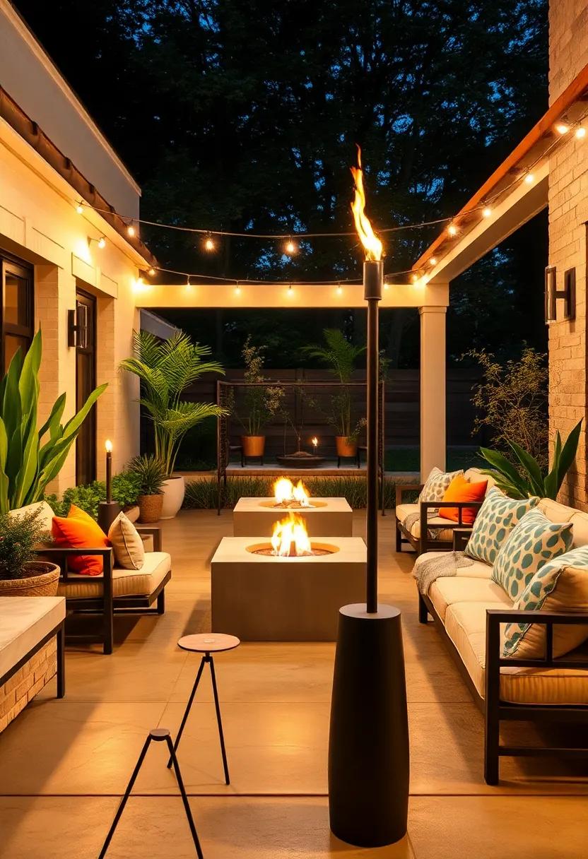 Artistic ⁤Torch Holders: Choose uniquely designed torch holders that complement your outdoor ‍decor,⁤ adding a taste of ‍art while illuminating your⁤ space