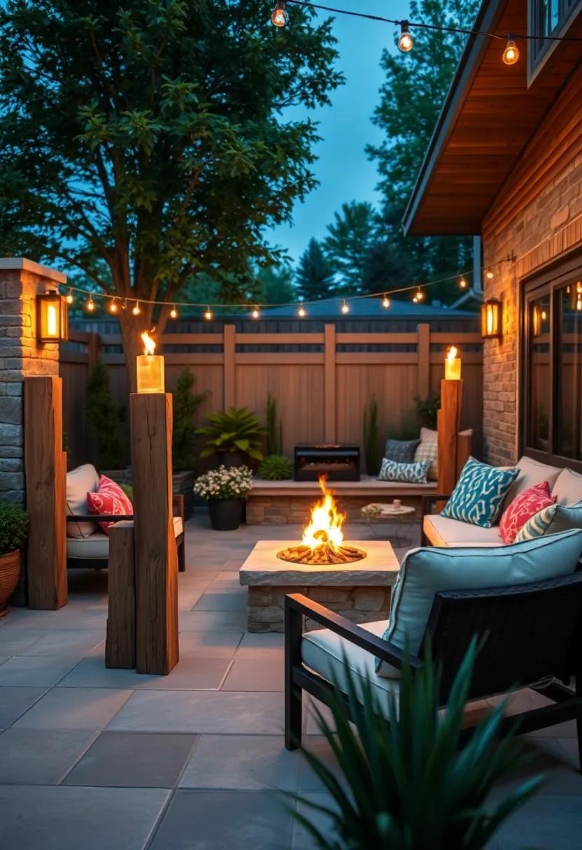 Rustic⁤ Wooden ⁢Torches: Construct ‍torches from reclaimed wood,giving your patio a⁢ handcrafted touch ‍while‍ illuminating paths and creating a cozy ambiance