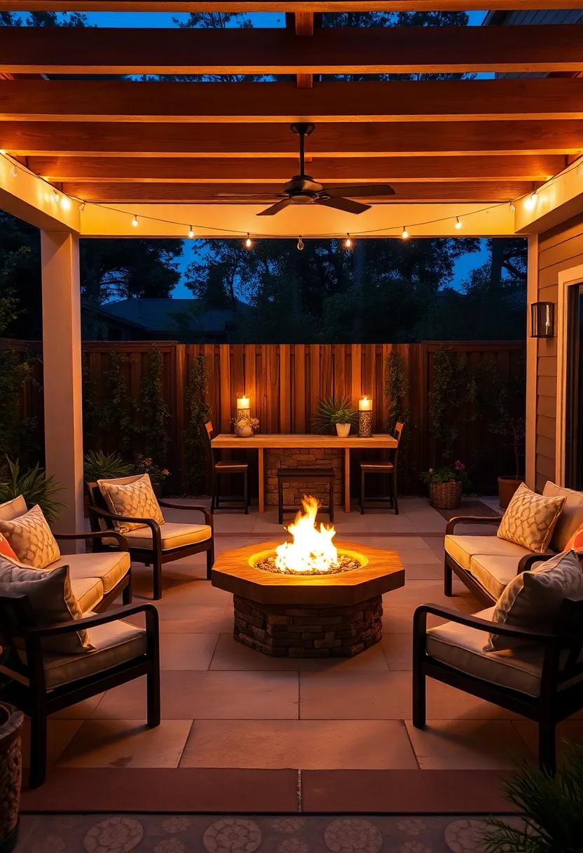 Color-Changing Lights: Install LED lights around your⁣ fire​ pit that change color, setting‍ the‌ perfect mood for every ⁢occasion,​ from lively gatherings to ⁣intimate evenings