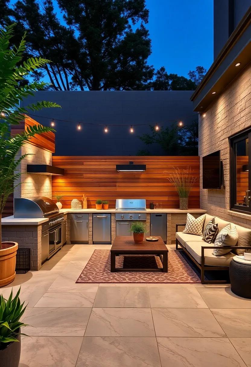 The Perfect Blend of Functionality and Aesthetics in ‌Patio Kitchens