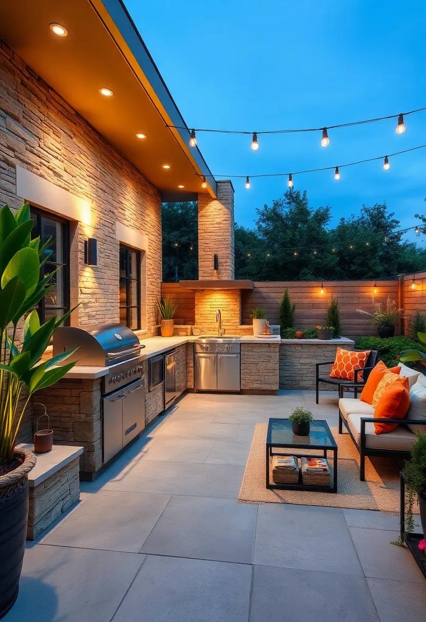 Lighting Considerations​ to Set the‌ Mood in⁢ Your​ Patio ⁢Cooking⁣ Area