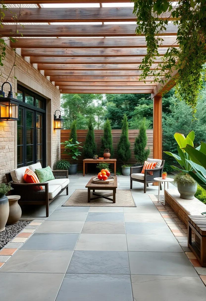 The Allure of Natural Stone: Blending patios with ⁤Landscapes