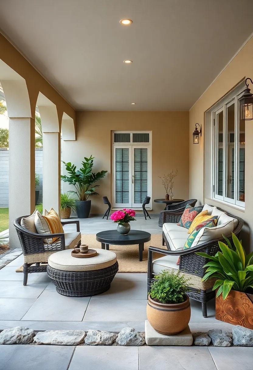 Infuse Elegance: Bringing‌ Color Through Stone Bordering