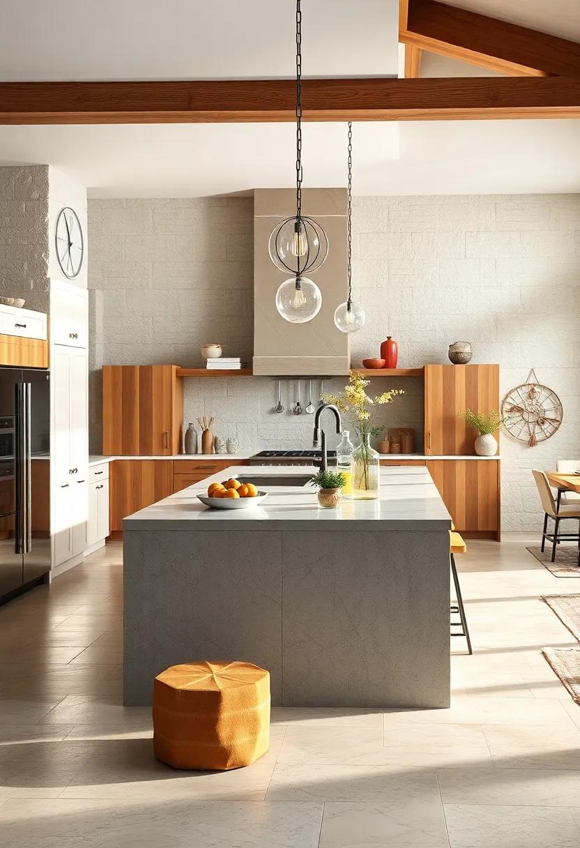 Open Concept Living: Transform your space with an island that seamlessly integrates into your open concept kitchen, enhancing both functionality and charm