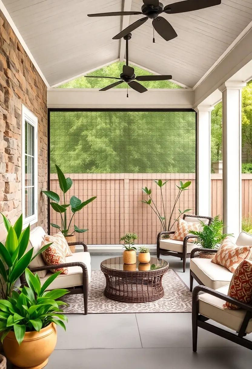 Eco-Friendly Solutions:‍ Install breathable, biodegradable‌ screens that ‌protect your ⁤pets and the environment‌ while adding​ a touch of⁤ greenery to your porch