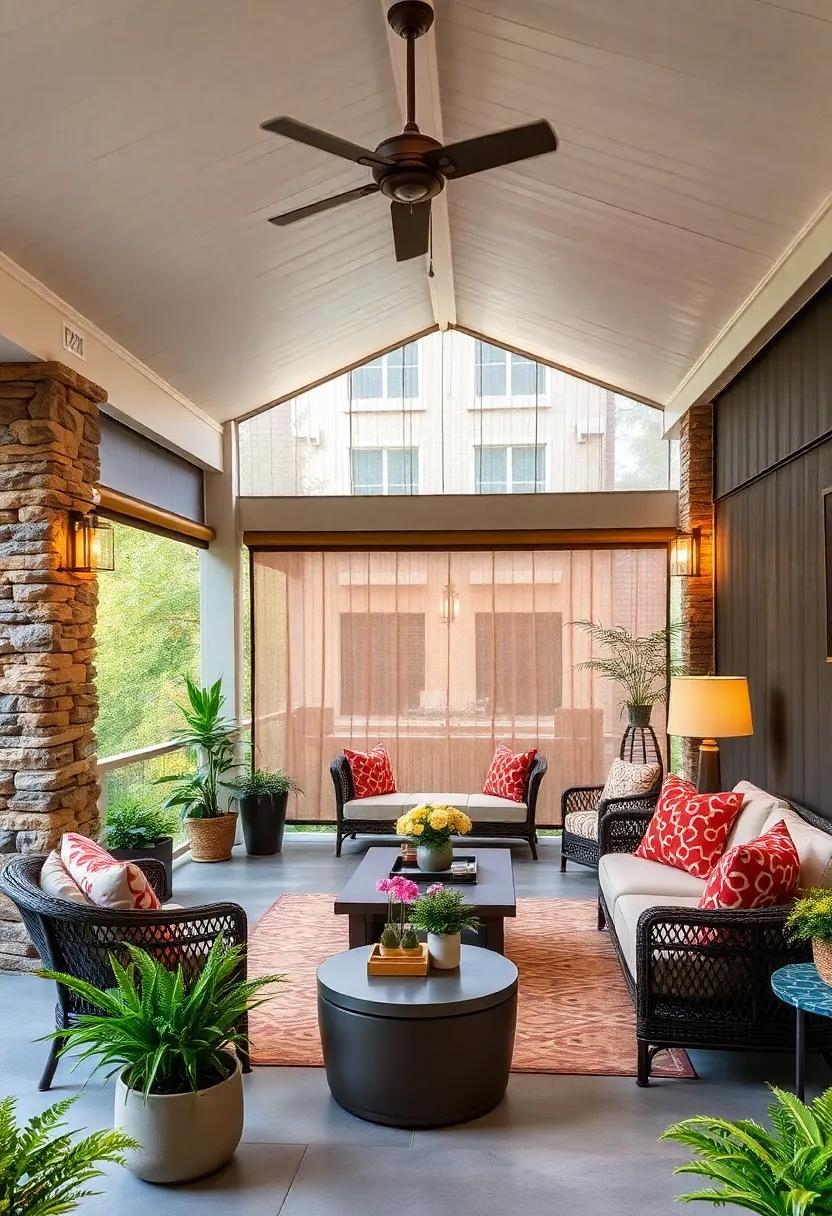 Dual-Function Screens:⁢ Maximize your ‍investment with innovative⁤ dual-function retractable screens that serve as‍ both translucent shades ​and bug barriers, the​ ultimate in versatility