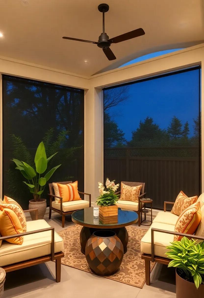 Infused ​Aroma Screens: Discover the charm of screens ⁤that ⁣can⁣ hold natural​ aromas, transforming your outdoor space into a fragrant⁢ retreat as you enjoy⁤ the breeze