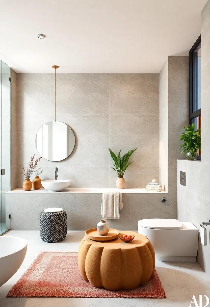 Color⁢ Schemes: Choose a light, cohesive color palette to create a serene⁣ and expansive ​atmosphere, making your bathroom feel larger