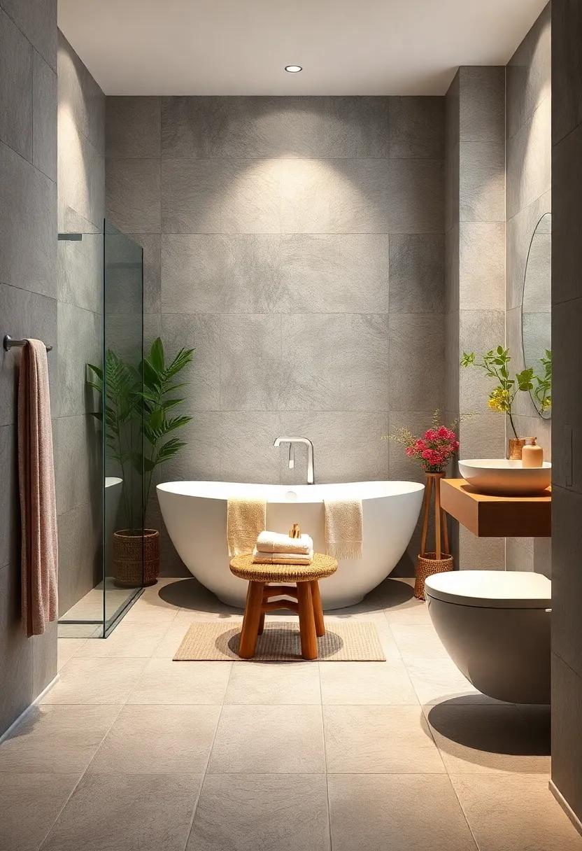 Dual-Purpose Furniture: Opt for multifunctional pieces, like a stool that​ doubles as a towel rack, to enhance usability ⁤without cluttering