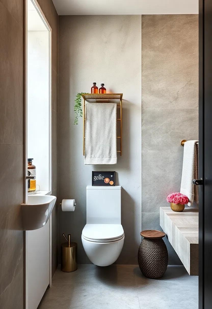 Space-Saving Solutions:‍ A narrow vertical towel rack fitted behind the door provides a ⁢clever⁢ way⁢ to keep towels handy without sacrificing⁢ floor space