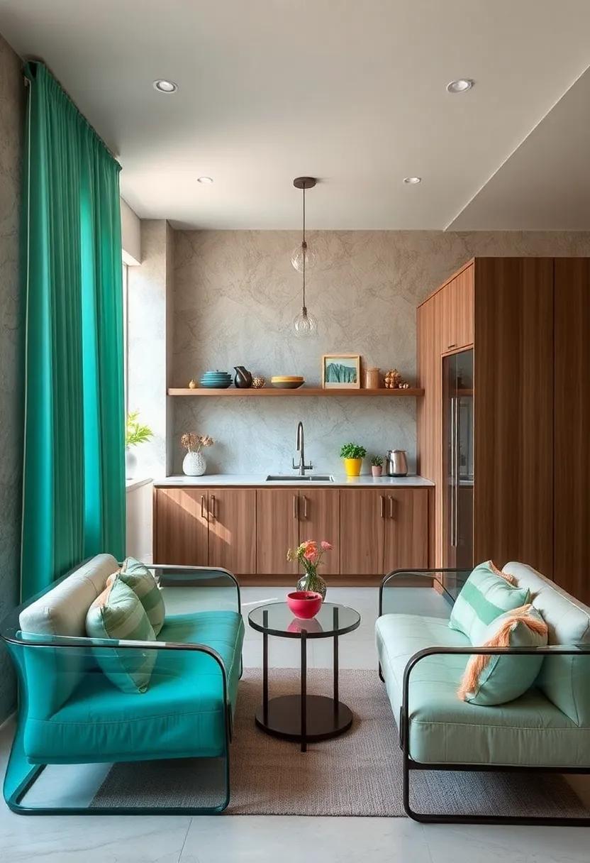 Incorporate Transparent Furniture‌ for an​ Airy feel