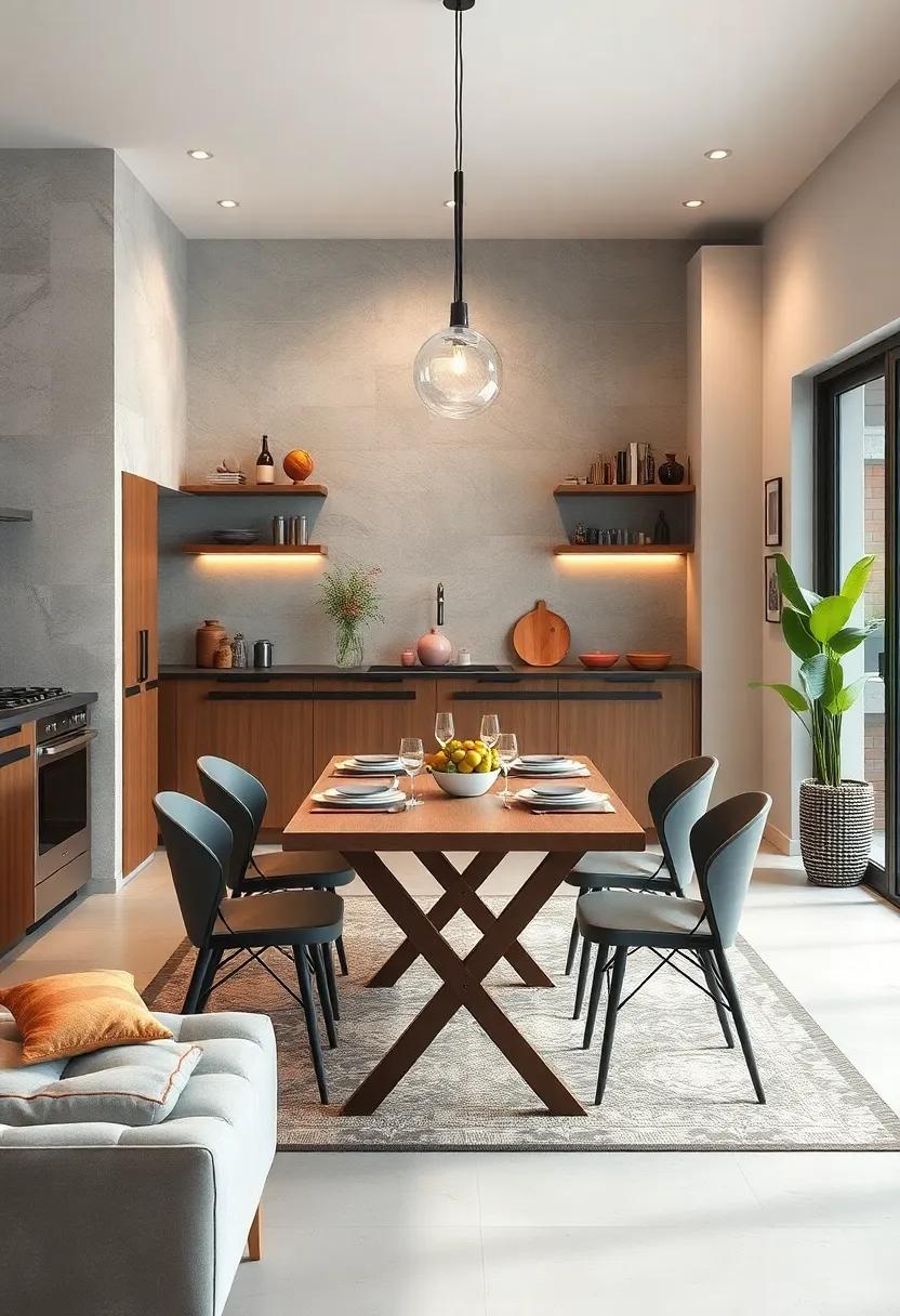 Install fold-Down Tables for Space-Saving Dining Solutions