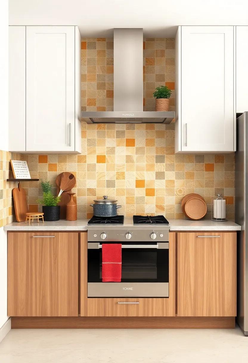 Bright ⁣Backsplash: ‌Use brightly colored tiles ‍as a‍ backsplash to draw the ⁢eye upward ​and make your small‌ kitchen feel more expansive