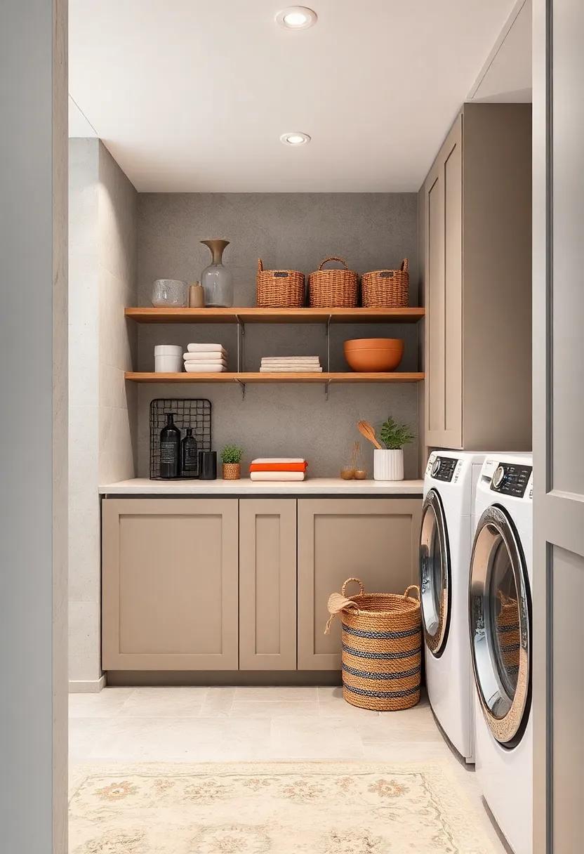 Narrow‌ Storage Cabinets: ⁤Invest in ⁤slim cabinets that⁣ fit snugly into tight corners for extra space without⁤ crowding‍ your laundry area