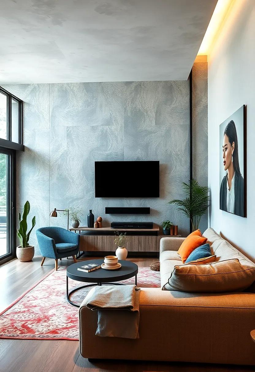 Concealed Cabling: Utilize cable management systems to keep wires hidden, ensuring a clean and uncluttered look that enhances the aesthetic appeal of your small living room