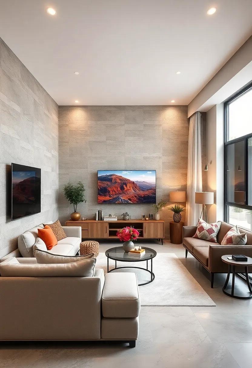 Vertical Orientation: For smaller screens,consider a vertical mount,which can provide a unique look and free up valuable horizontal space for other decorative elements