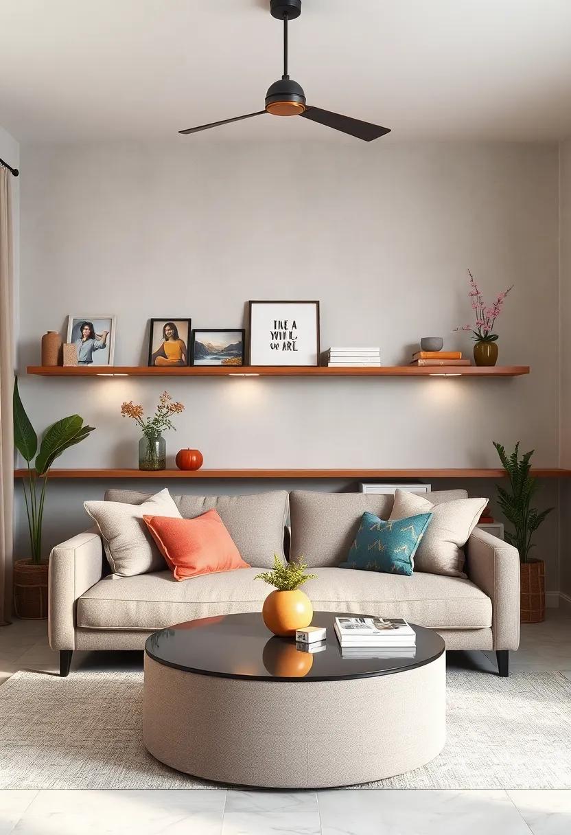 Behind-the-couch Storage: Transform ‌the often-overlooked space behind your couch with functional floating‌ shelves that keep essentials within reach and enhance your room’s⁢ layout