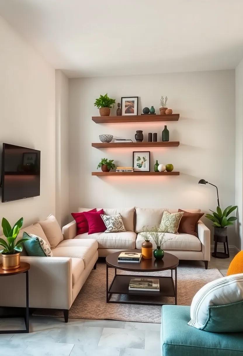 Vintage Vibes: Discover how antique-style floating shelves can add character to your small ⁤living room while offering ‌an ‌ideal spot ​for beloved heirlooms and decor