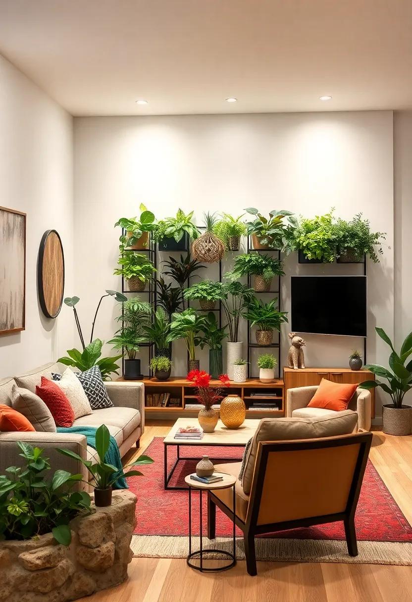 Introduce vertical herb ‍gardens right in your small living room, announcing culinary creativity while providing fresh garnish for your meals showcased‌ in stylish ‍containers