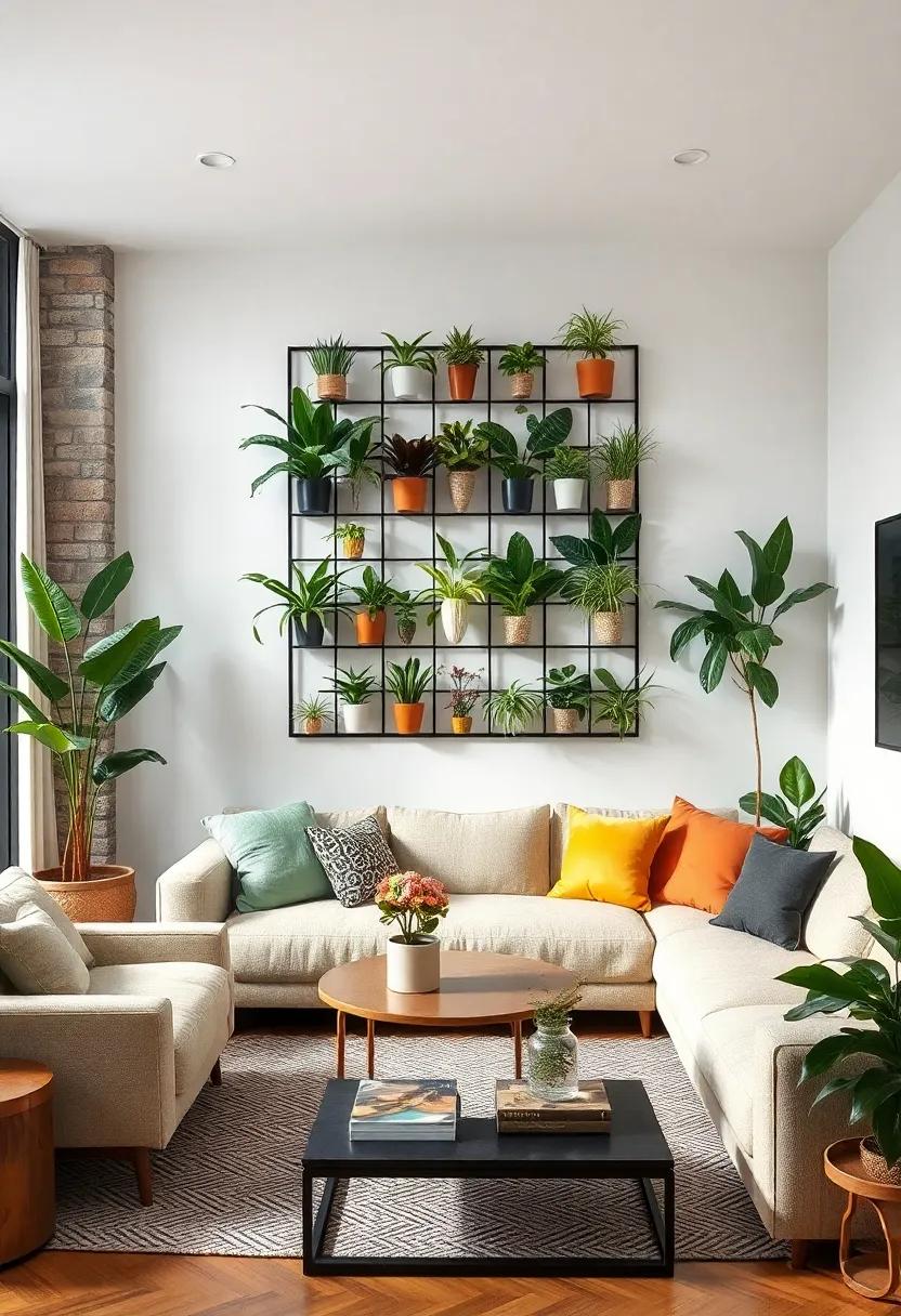 Opt for a vertical wall⁤ grid‍ that allows for each ‍plant to shine; from the bold leaves of⁤ a monstera to delicate⁣ air⁤ plants, ⁣this setup ⁢offers variety and visual interest