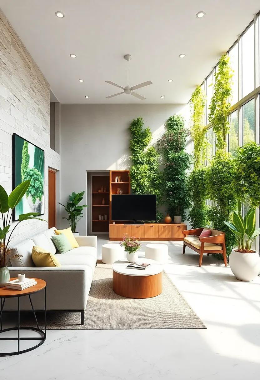 Vertical Gardens: Breathe life into your home by⁣ incorporating lush vertical⁢ gardens, perfect for⁢ enhancing⁢ aesthetics while improving air‌ quality