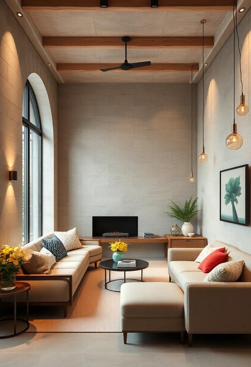 Textured Layering: Use​ various textures,​ from woven materials⁣ to plush fabrics, to add interest and depth to small spaces