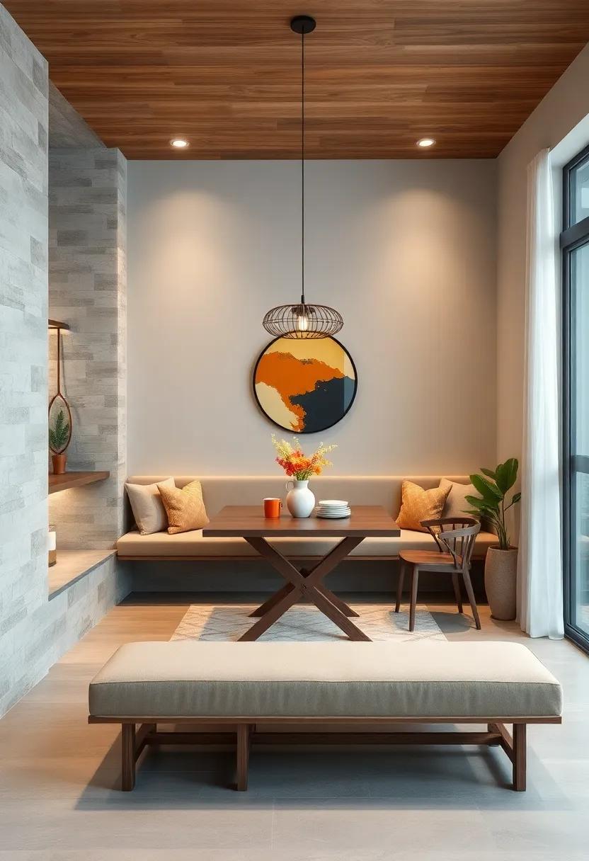 foldable⁤ Wall Bench: ⁢A foldable rather than​ fixed wall bench can create ⁢additional seating ​that can be tucked away when not in use