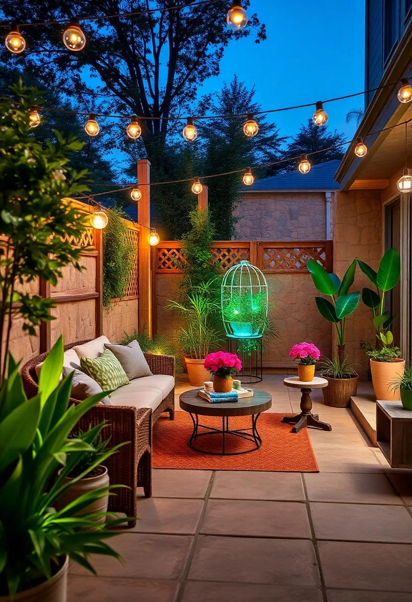 Color-changing Solar Lights: With the ability to cycle through vibrant colors, ⁤these lights can set the mood for any occasion