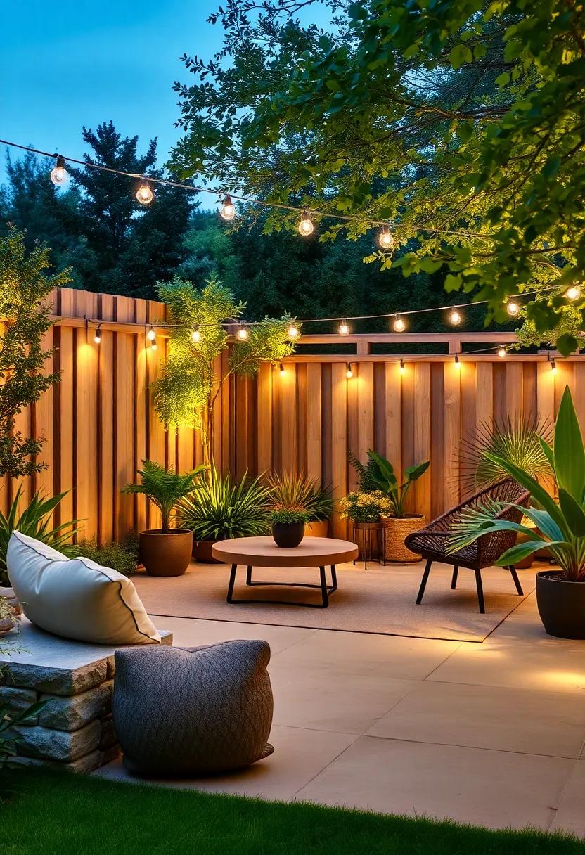 LED Solar Fence Strip Lights: Run these flexible lights ⁢along the top of your fencing for a seamless glow