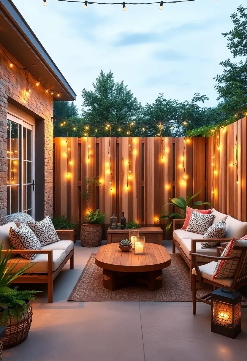 Solar-Powered Fairy Lights: Drape these⁣ whimsical lights around your fence ‍for a magical touch during outdoor gatherings