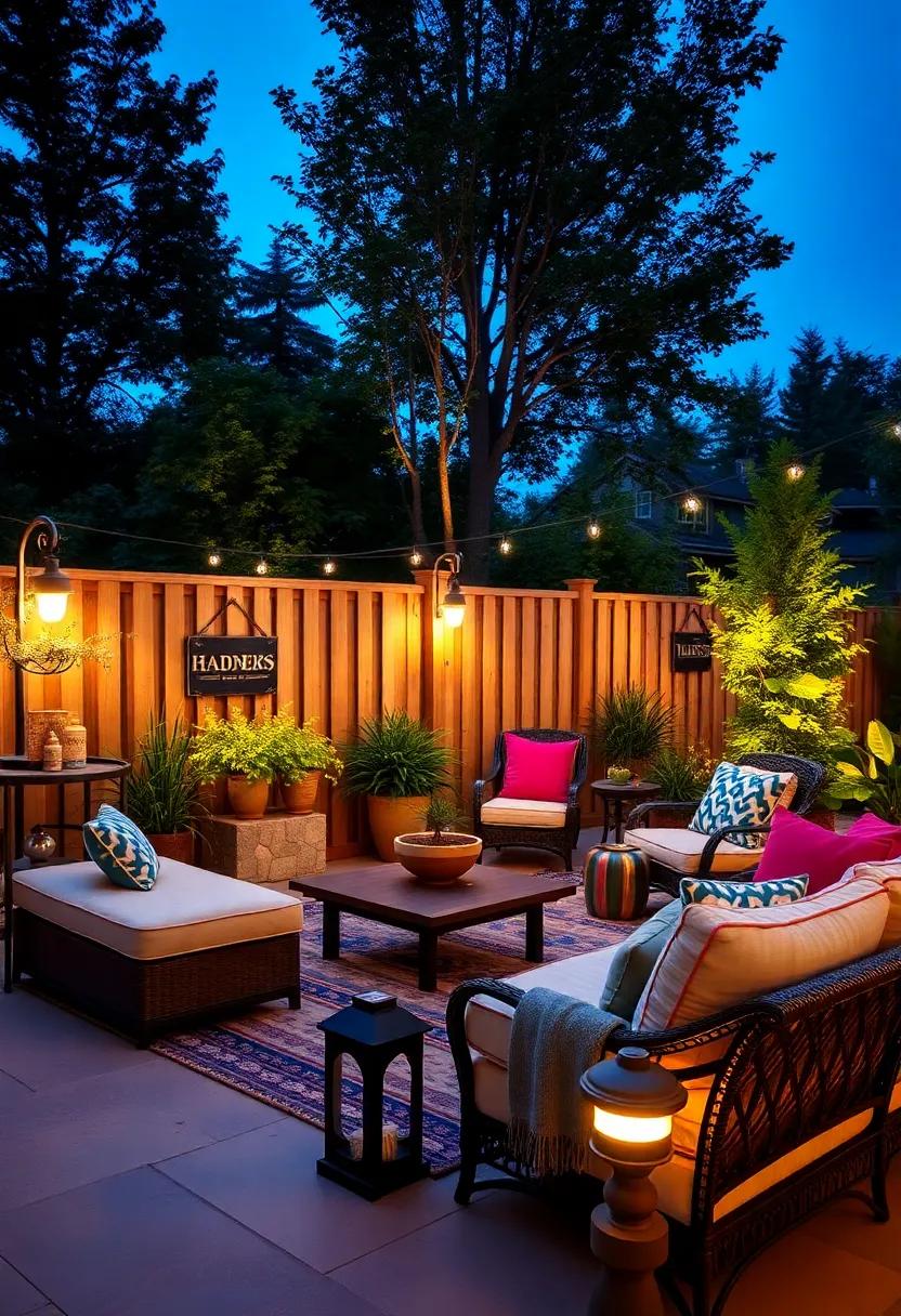 Solar-Powered Deck Post Caps: Install ‍these cap lights on your deck railing for a subtle yet effective way to illuminate your backyard