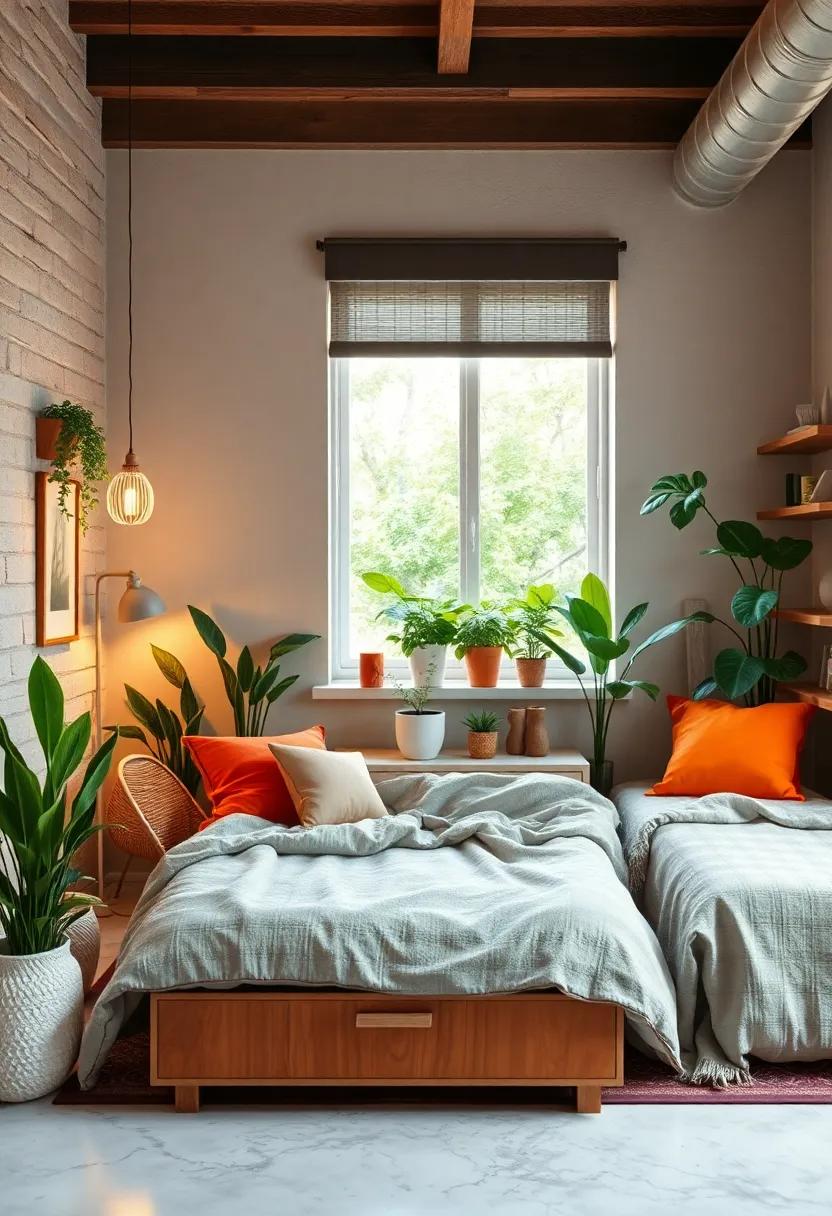 Indoor Plants: Bring nature indoors with low-maintenance plants that purify the air and add a touch of tranquility to your environment