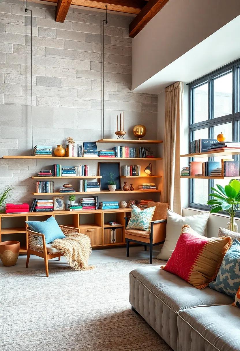 Inspirational Books: Fill shelves with a collection of inspiring reads that spark imagination and creativity, inviting adventure into your space