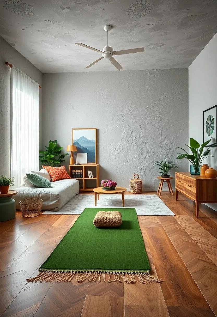 Stretching Mat: Encourage physical wellness with a designated mat for yoga or workouts, fostering both fitness and mindfulness