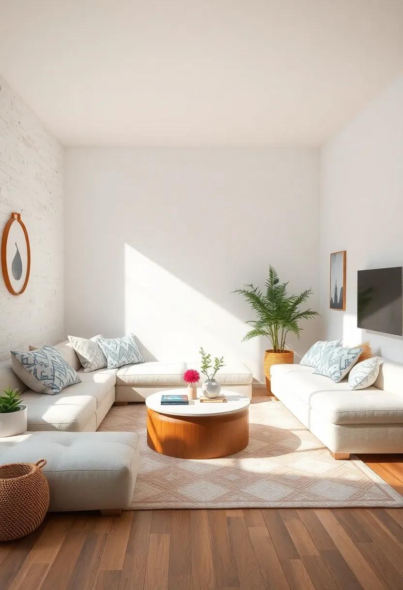 Playful‍ Patterns: Introduce playful white⁢ patterns through area rugs or wall decals ​for an⁤ unexpected yet harmonious style twist