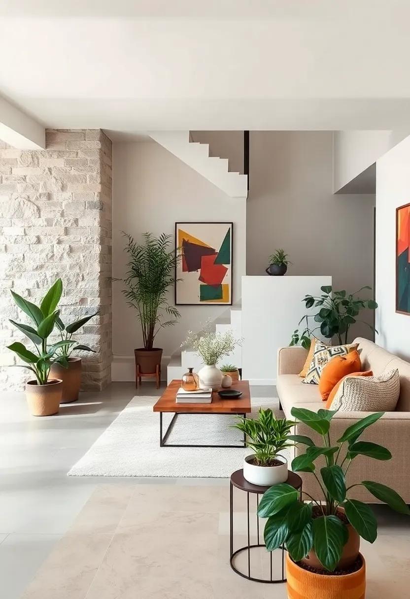 Personalizing⁢ the Space with Art and Plant Arrangements