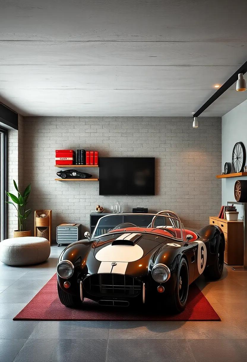 Classic Car Garage: turn dreams of speed into‍ reality with vehicle-themed decor, garage-style storage solutions, and ‌racecar motifs‍ that ignite passion for automobiles