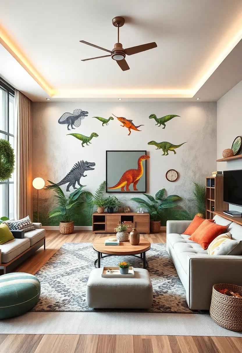 Dinosaur Discovery: Tick-tock, the dinosaurs are ​back! Bring ‍the prehistoric ⁤world‌ to life⁤ with dinosaur murals, fossil​ decals, and playful elements that inspire ‌imaginations