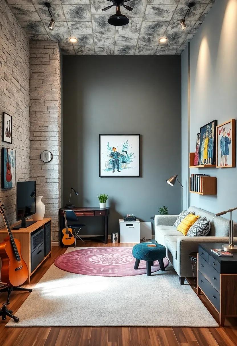 Music Maestro:​ Orchestrate a musical​ haven that celebrates sound with ⁤instrument-themed decor,dynamic wall art,and ⁣a mini performance stage for‌ impromptu concerts