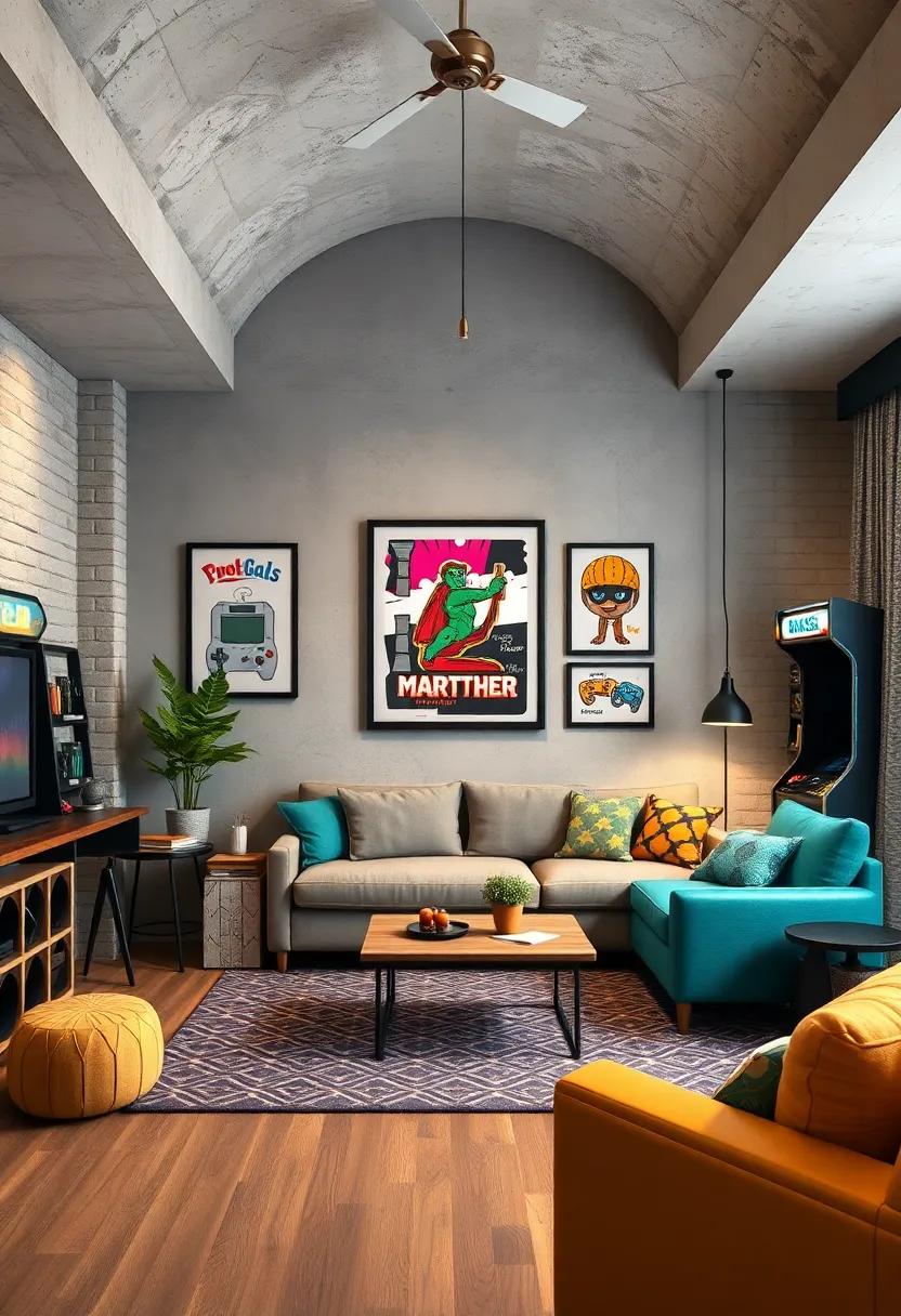 Retro Arcade: Channel the nostalgia of classic video games with ‍pixelated⁢ wall art,‍ gaming console posters, and vintage arcade-inspired decor, perfect for any budding ⁢gamer