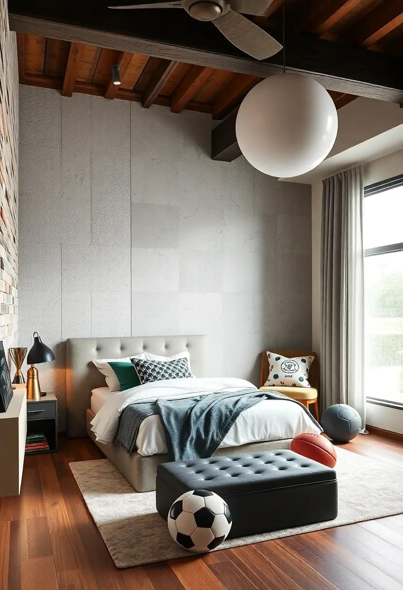 Sports Champion: Celebrate your child's​ passion ⁣for sports with themed bedrooms reflecting‍ their favorite games, complete with trophies, wall⁤ decals, and team colors ‍to motivate⁣ and inspire