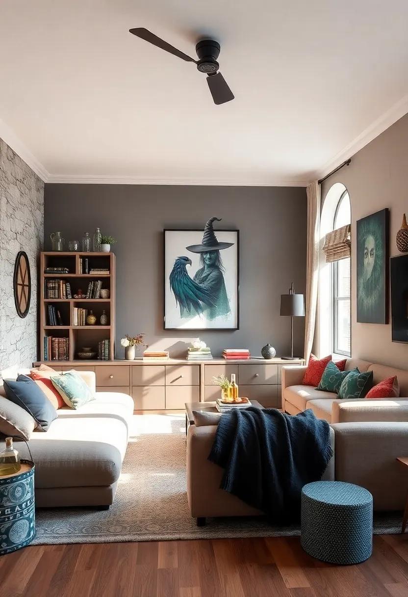 Wizarding World: Cast a spell ⁤of creativity with wizard-themed decor, featuring potion ‌bottles, spell books, ⁤and‌ enchanted ⁤artwork ‌that invite imagination and storytelling