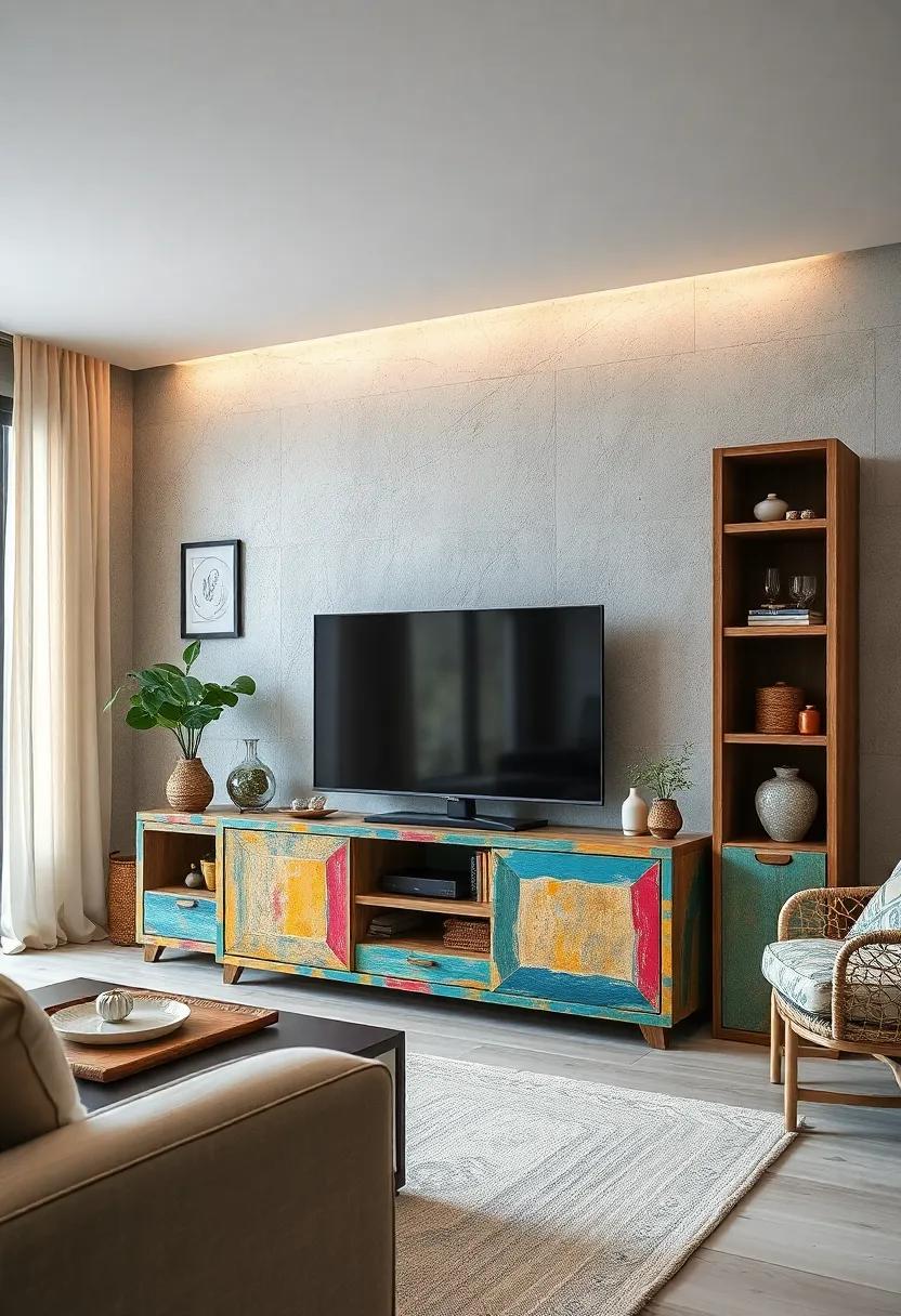 Artsy Aesthetic: A ⁤colorful,hand-painted unit​ that fits beautifully ‍into an ⁣artistically​ themed room,celebrating creativity while providing functional storage