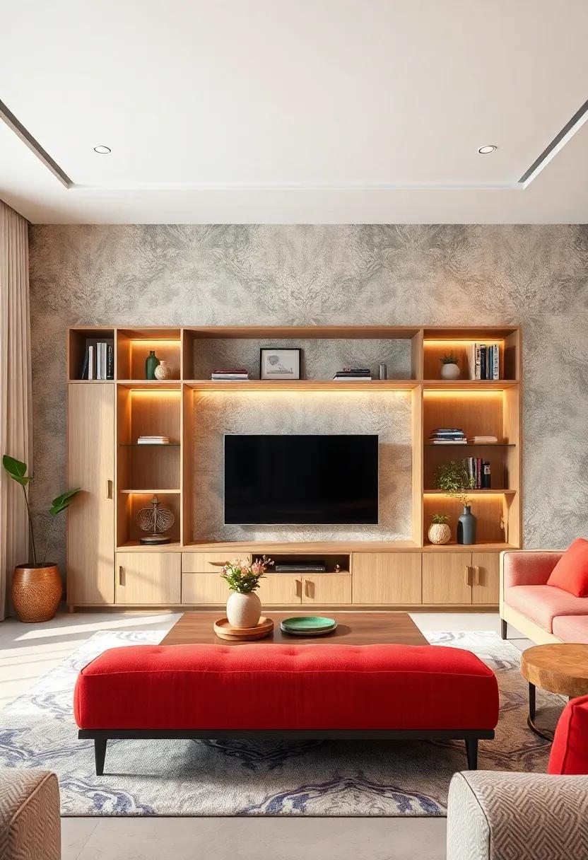 Family-Friendly Functionality: ​A⁤ spacious, sturdy​ TV unit that ‌features lockable ​cabinets ​and rounded ⁤edges, ensuring safety while keeping your media organized