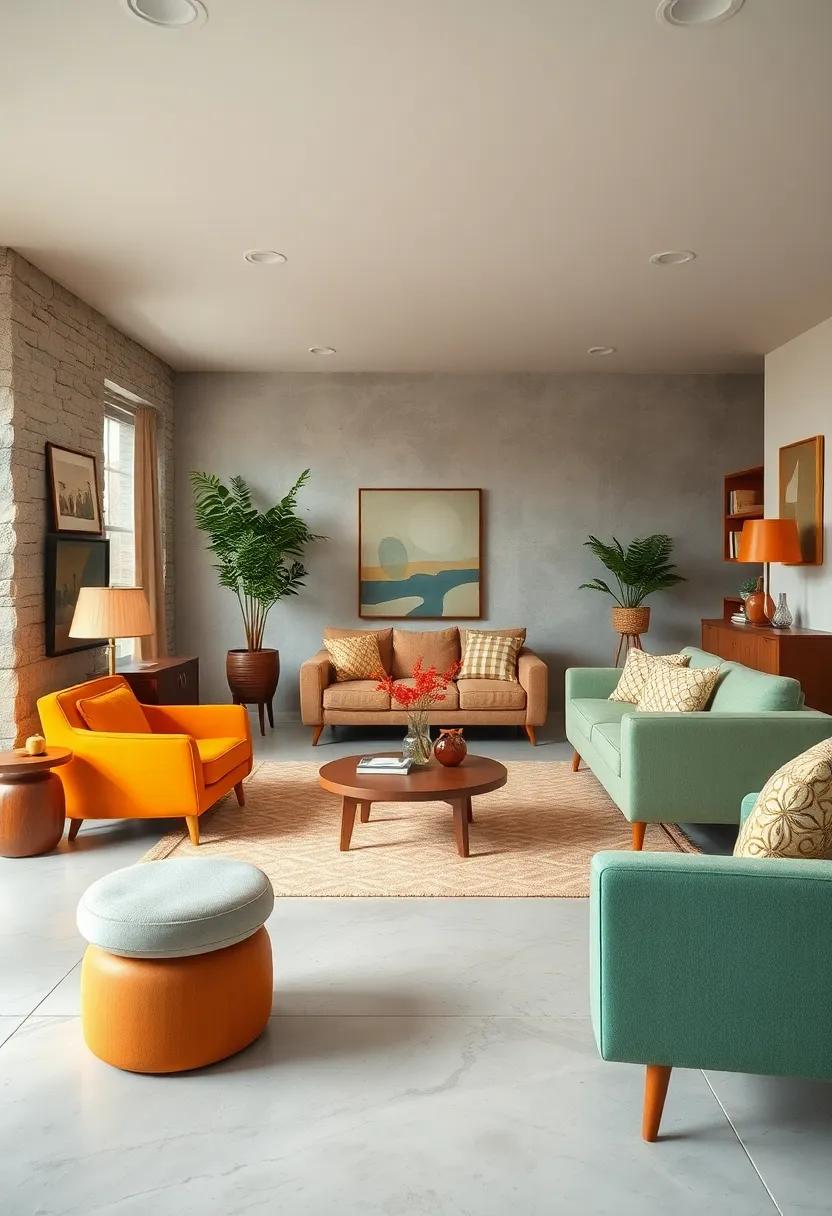 Mid-Century Modern⁣ Marvel: Discover the sleek lines ​and organic forms that define this iconic style, featuring bold colors and ⁢minimalist furnishings